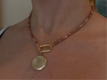 Pink Rhodochrosite Necklace
