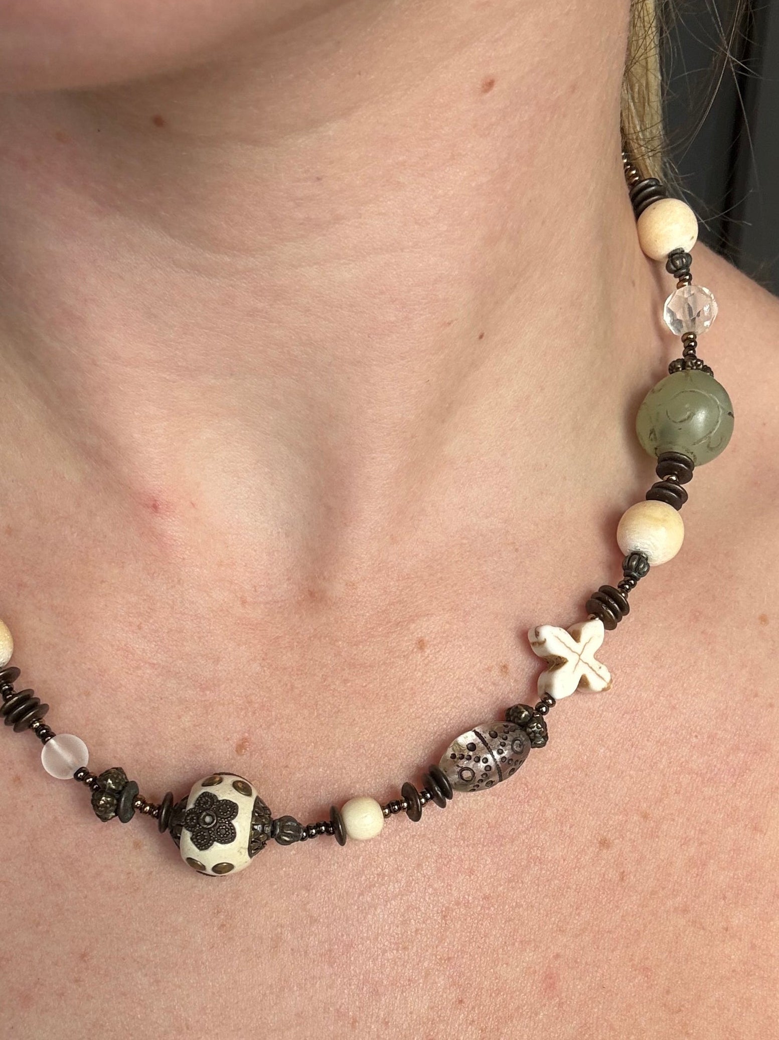 Vintage beaded choker